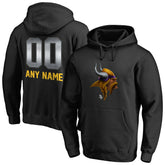 Minnesota Vikings Personalized Midnight Mascot Pullover Hoodie | NFL New