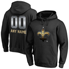 New Orleans Saints Personalized Midnight Mascot Pullover Hoodie | NFL Near me