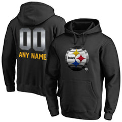 Pittsburgh Steelers Personalized Midnight Mascot Pullover Hoodie | NFL Sale