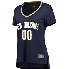 Icon Edition New Orleans Pelicans Women's Fast Break Custom Jersey Navy | NBA