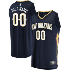 Navy New Orleans Pelicans Youth Fast Break Custom Jersey | NBA