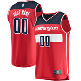 Icon Edition Washington Wizards Youth Fast Break Custom Replica Jersey Red | NBA