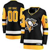 Pittsburgh Penguins Fanatics Women's Home Breakaway Custom Jersey - NHL Jerseys