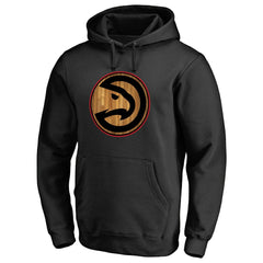 Black Atlanta Hawks Hardwood Pullover Hoodie | NBA