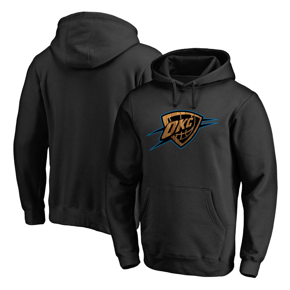 Black Oklahoma City Thunder Hardwood Pullover Hoodie | NBA