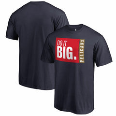 Navy New Orleans Pelicans Do It Big T-Shirt | NBA