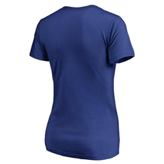 Chicago Cubs Women's Static Logo V-Neck T-Shirt - MLB T-shirts