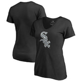 Chicago White Sox Women's Static Logo V-Neck T-Shirt - MLB T-shirts