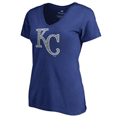 Kansas City Royals Women's Static Logo V-Neck T-Shirt - MLB T-shirts