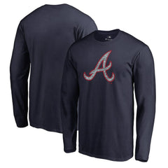 Atlanta Braves Static Logo Long Sleeve T-Shirt - MLB T-shirts