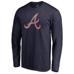 Atlanta Braves Static Logo Long Sleeve T-Shirt - MLB T-shirts