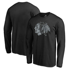 Chicago Blackhawks Static Logo Long Sleeve T-Shirt - NHL T-shirts
