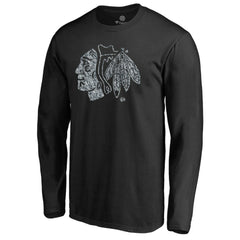 Chicago Blackhawks Static Logo Long Sleeve T-Shirt - NHL T-shirts
