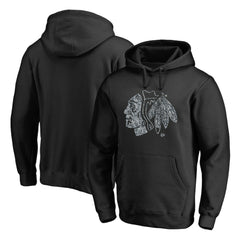 Chicago Blackhawks Static Logo Pullover Hoodie - NHL Hoodies