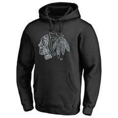 Chicago Blackhawks Static Logo Pullover Hoodie - NHL Hoodies