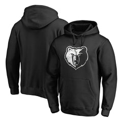 Black Memphis Grizzlies Marble Logo Pullover Hoodie | NBA