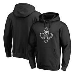 Black New Orleans Pelicans Marble Logo Pullover Hoodie | NBA