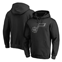 Black Utah Jazz Marble Logo Pullover Hoodie | NBA
