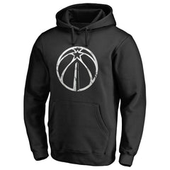 Black Washington Wizards Marble Logo Pullover Hoodie | NBA