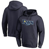 Tampa Bay Rays Official Wordmark Fitted Pullover Hoodie - MLB Hoodies
