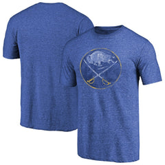 Buffalo Sabres Throwback Vintage Logo Tri-Blend T-Shirt - NHL T-shirts
