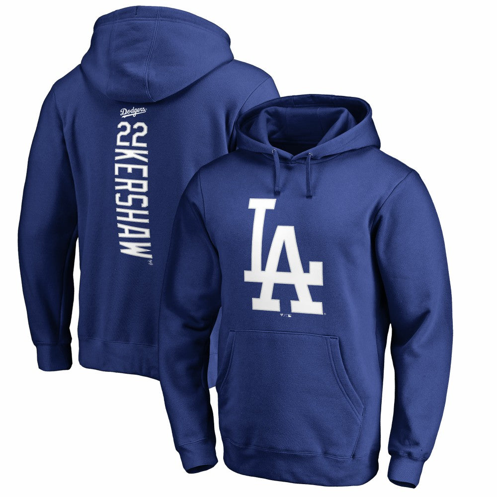 Clayton Kershaw Los Angeles Dodgers Backer Pullover Hoodie - MLB Hoodies