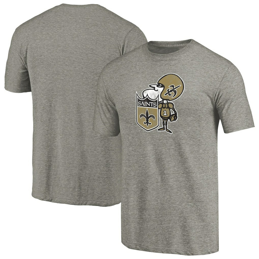 New Orleans Saints Throwback Logo Tri-Blend T-Shirt | NFL Discount