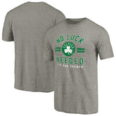 Gray Boston Celtics No Luck Hometown Collection Tri-Blend T-Shirt | NBA