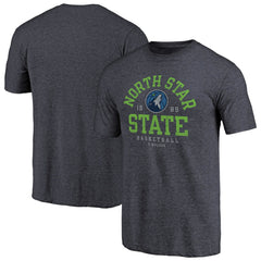 Navy Minnesota Timberwolves North Star State Hometown Collection Tri-Blend T-Shirt | NBA