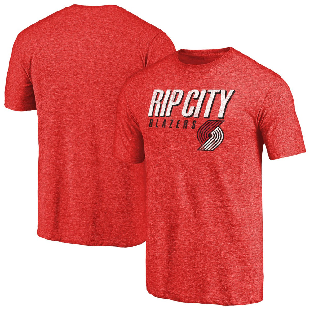 Red Portland Trail Blazers Rip City Hometown Collection Tri-Blend T-Shirt | NBA