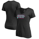Black Miami Heat Women's Miami Nights Hometown Collection T-Shirt | NBA