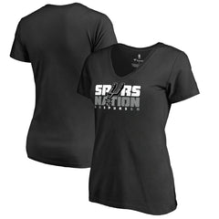 Black San Antonio Spurs Women's Spurs Nation Hometown Collection T-Shirt | NBA