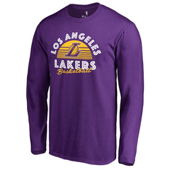 Purple Los Angeles Lakers Sundown Hometown Collection Long Sleeve T-Shirt | NBA