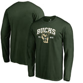 Green Milwaukee Bucks Wisconsin Basketball Hometown Collection Long Sleeve T-Shirt | NBA