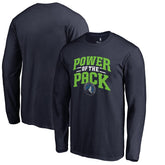 Navy Minnesota Timberwolves Power of the Pack Hometown Collection Long Sleeve T-Shirt | NBA