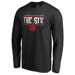 Black Toronto Raptors The Six Hometown Collection Long Sleeve T-Shirt | NBA