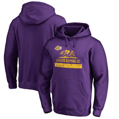 Purple Los Angeles Lakers Lakers Republic Hometown Collection Pullover Hoodie | NBA
