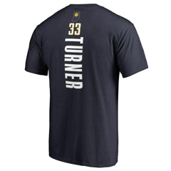 Navy Myles Turner Indiana Pacers Backer Name and Number T-Shirt | NBA