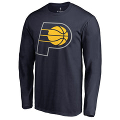 Navy Myles Turner Indiana Pacers Long Sleeve Backer Name and Number T-Shirt | NBA