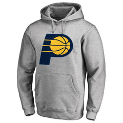 Heathered Gray Myles Turner Indiana Pacers Backer Name and Number Pullover Hoodie | NBA