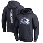Nathan MacKinnon Colorado Avalanche Backer Name & Number Pullover Hoodie - NHL Hoodies