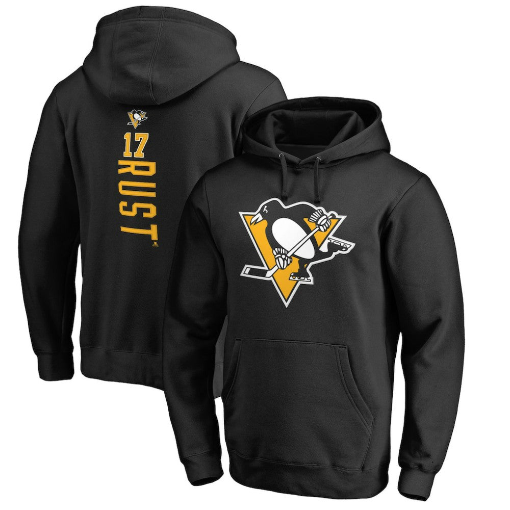 Bryan Rust Pittsburgh Penguins Backer Name & Number Pullover Hoodie - NHL Hoodies