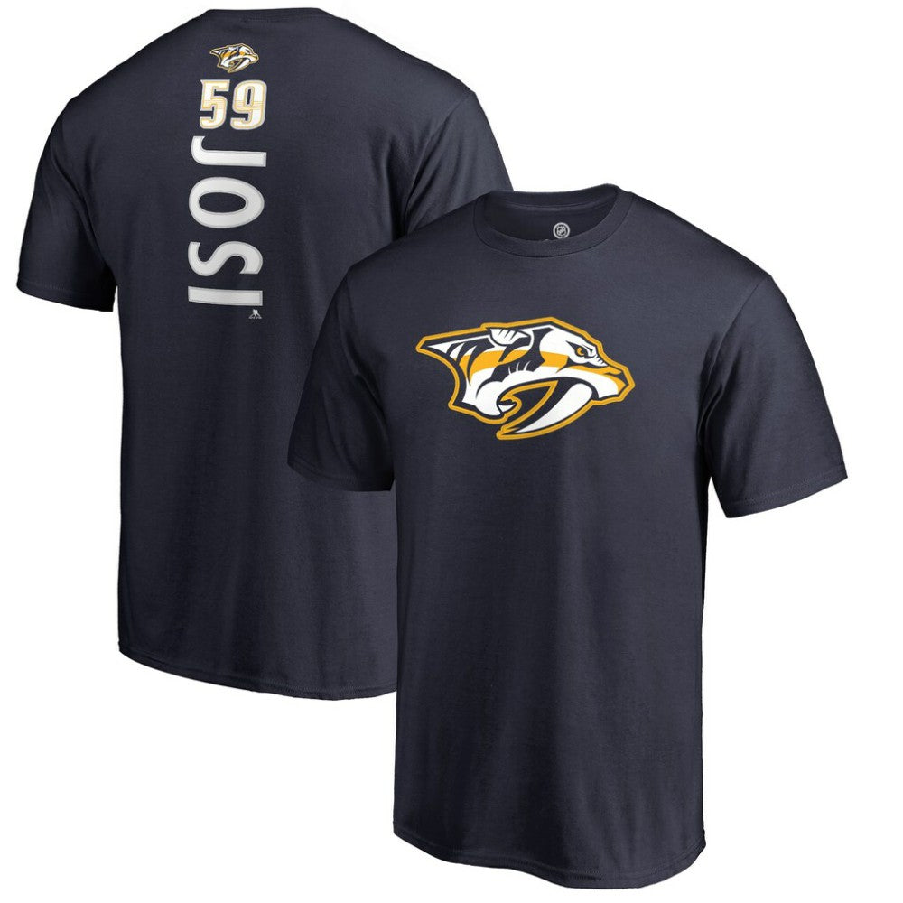 Roman Josi Nashville Predators Backer Name & Number T-Shirt - NHL T-shirts