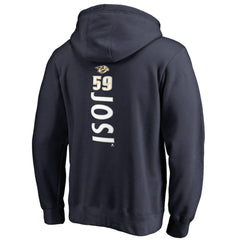 Roman Josi Nashville Predators Backer Name & Number Pullover Hoodie - NHL Hoodies
