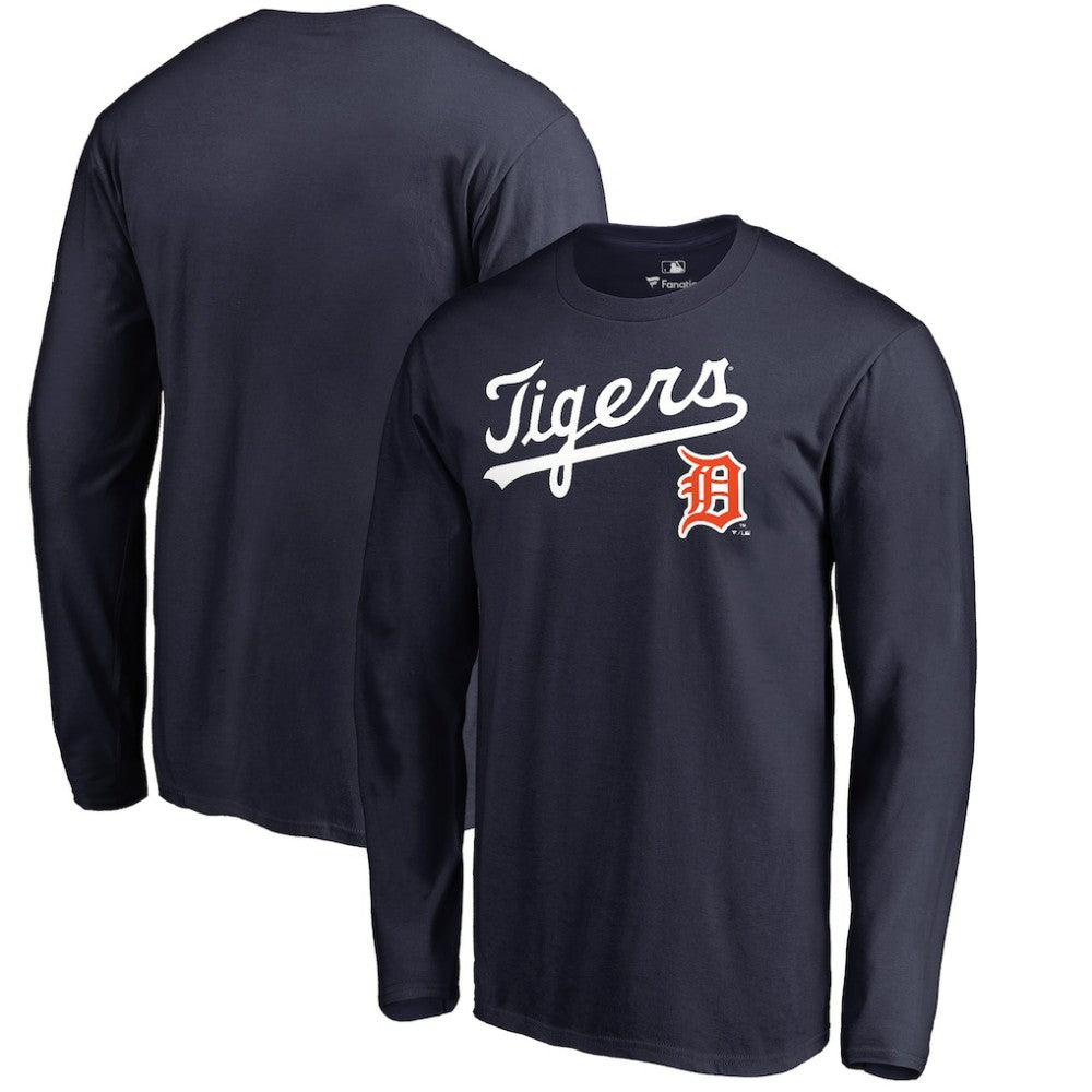 Detroit Tigers Cooperstown Collection Wahconah Long Sleeve T-Shirt - MLB T-shirts