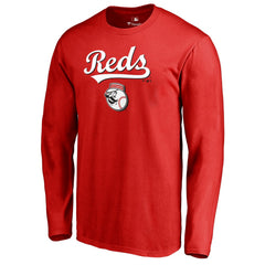 Cincinnati Reds Team Lockup Long Sleeve T-Shirt - MLB T-shirts
