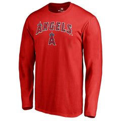 Los Angeles Angels Team Lockup Long Sleeve T-Shirt - MLB T-shirts