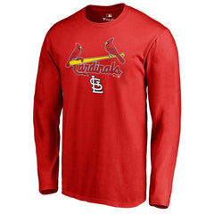 St. Louis Cardinals Team Lockup Long Sleeve T-Shirt - MLB T-shirts