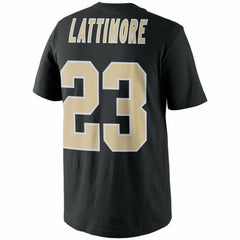 New Orleans Saints Marshon Lattimore Player Pride Name & Number T-Shirt | NFL New