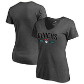 Arizona Diamondbacks Women's Hometown Collection Snakeskin V-Neck T-Shirt - MLB T-shirts
